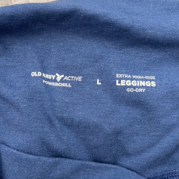 Old Navy Blue Workout Leggings - Picture 4 of 5